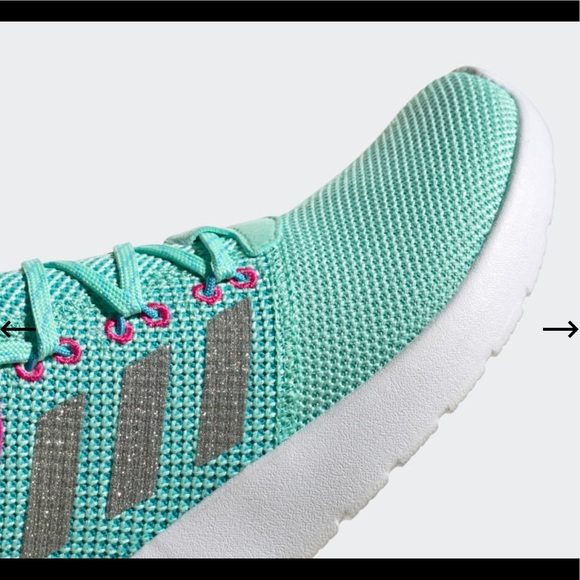 ADIDAS LITE RACER RBN BIG KIDS SHOES 💕💚 - Picture 12 of 13